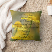 旧約聖書聖なる書物、 経典引用文 – 出エジプト記14:13 クッション (ブランケット)