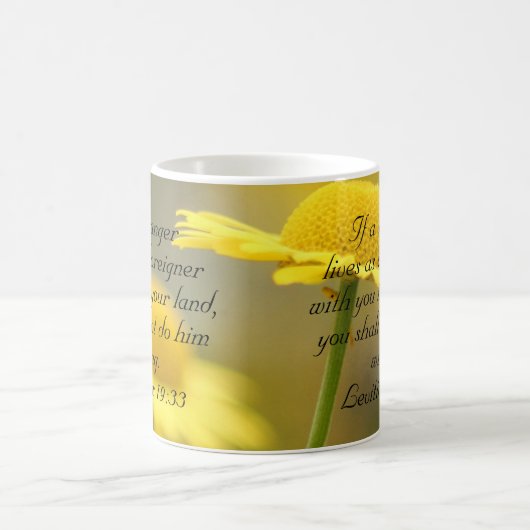 旧約聖書聖なる書物、 経典引用文- Leviticus 19 コーヒーマグカップ (中央)