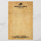 旧紙ルックヴィンテージ動揺して文字テンプレート 便箋 (正面)