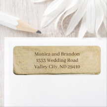 旧紙差出人住所ラベル