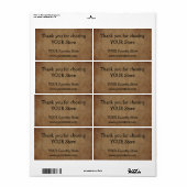 旧紙製品ラベル ラベル (フルシート)