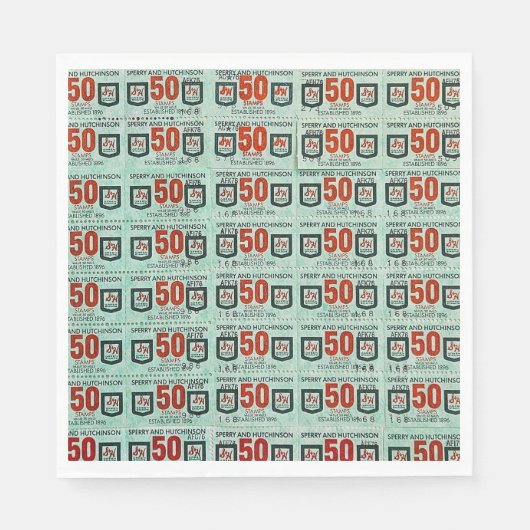 旧緑の切手 スタンダードランチョンナプキン (正面)