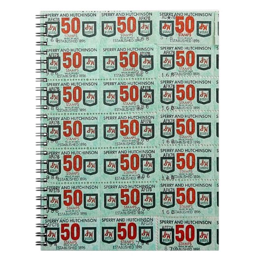 旧緑の切手 ノートブック (正面)