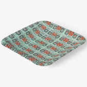 旧緑の切手 ペーパープレート (傾斜あり)