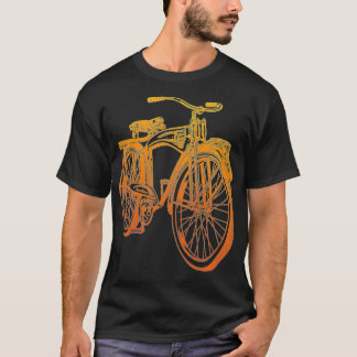 旧自転車動揺して車 Tシャツ