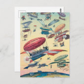 旧航空ヴィンテージはがきアンティーク ポストカード (正面/裏面)