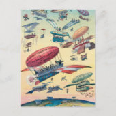 旧航空ヴィンテージはがきアンティーク ポストカード (正面)
