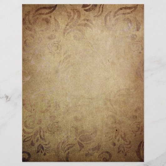 旧色あせたスクラップブック紙 (正面)