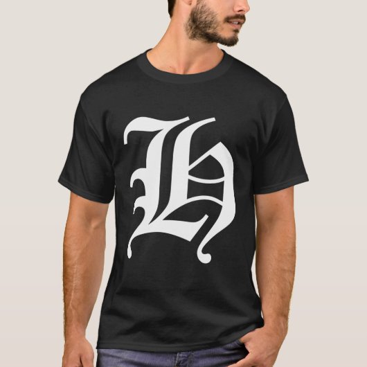 旧英文字H Tシャツ (正面)