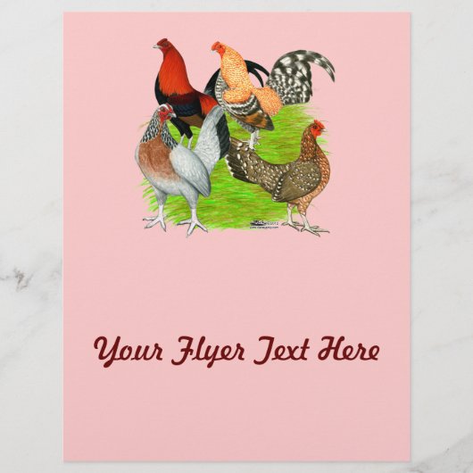 旧英語ゲームカルテット チラシ (正面)