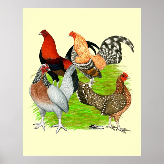 旧英語ゲームカルテット ポスター (正面)