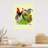 旧英語ゲームカルテット ポスター (キッチン)