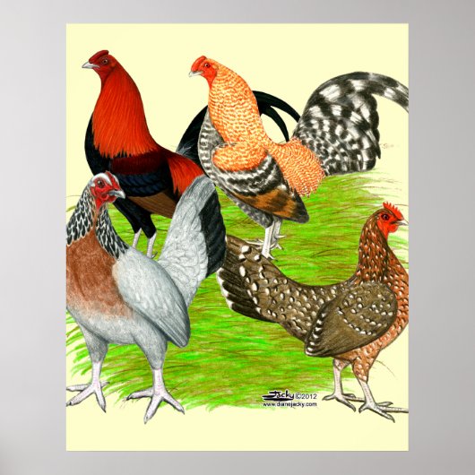 旧英語ゲームカルテット ポスター (正面)