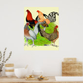 旧英語ゲームカルテット ポスター (キッチン)