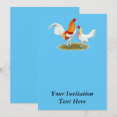 旧英語ゲームバンタム：レッドピール 招待状 (正面/裏面)