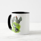 旧英語ブルーゲームファミリー マグカップ (正面左)