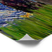 旧英語(F) - Starry Night ポスター (角)