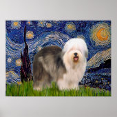 旧英語(F) - Starry Night ポスター (正面)