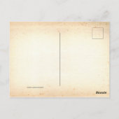 旧英郵便局電報(カスタマイズ可能) ポストカード (裏面)