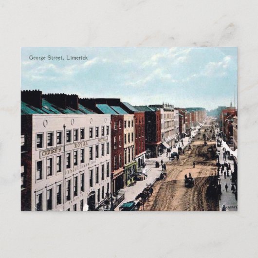 旧葉書 – アイルランド、リメリック ポストカード (正面)
