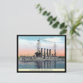 旧葉書 – アメリカ巡洋艦「コロラド」 ポストカード (スタンド正面)