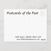 旧葉書 – アメリカ・イリノイ州ベルビル ポストカード (裏面)