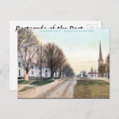 旧葉書 – アメリカ・バーモント州マンチェスター ポストカード (正面/裏面)