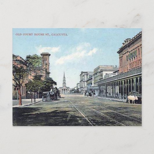 旧葉書 – インド,コルカタ ポストカード (正面)