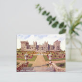 旧葉書 – イーストテラス、ウィンザーキャッスル ポストカード (スタンド正面)