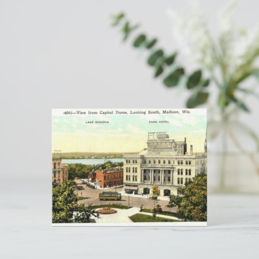 旧葉書 – ウィスコンシン州マディソン ポストカード (スタンド正面)