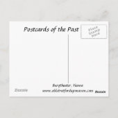 旧葉書 – ウィーンのバーグシアター ポストカード (裏面)