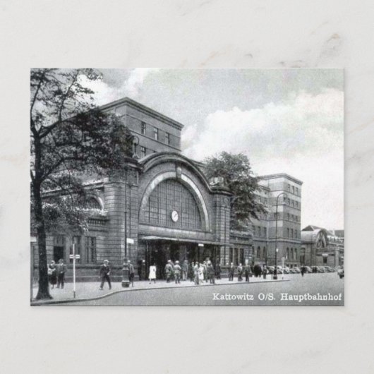 旧葉書 – カトヴィス，ポーランド ポストカード (正面)