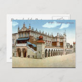 旧葉書 – クロス・ホール、クラクフ、ポーランド ポストカード (正面/裏面)