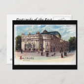 旧葉書 – ザルツブルグ，オーストリア ポストカード (正面/裏面)