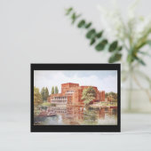 旧葉書、ストラトフォード・オン・エイボン、シアター ポストカード (スタンド正面)