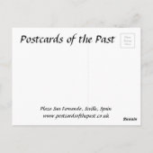 旧葉書 – スペイン，セビリア ポストカード (裏面)