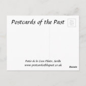 旧葉書 – スペイン，セビリア ポストカード (裏面)