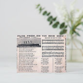 旧葉書 – "タイタニック"の賛美歌 ポストカード (スタンド正面)