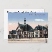 旧葉書 – ドイツ，コブレンツ，バーンホフ ポストカード (正面/裏面)