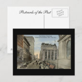 旧葉書，ニューヨーク市第42通り ポストカード (正面/裏面)