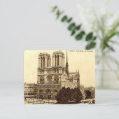 旧葉書 – ノートルダム,パリ ポストカード (スタンド正面)