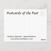 旧葉書 – ハンブルク，エスペンドルフ ポストカード (裏面)