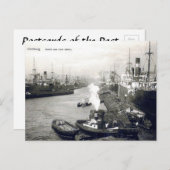 旧葉書 – ハンブルク,ドイツ。 ポストカード (正面/裏面)