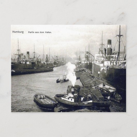 旧葉書 – ハンブルク,ドイツ。 ポストカード (正面)