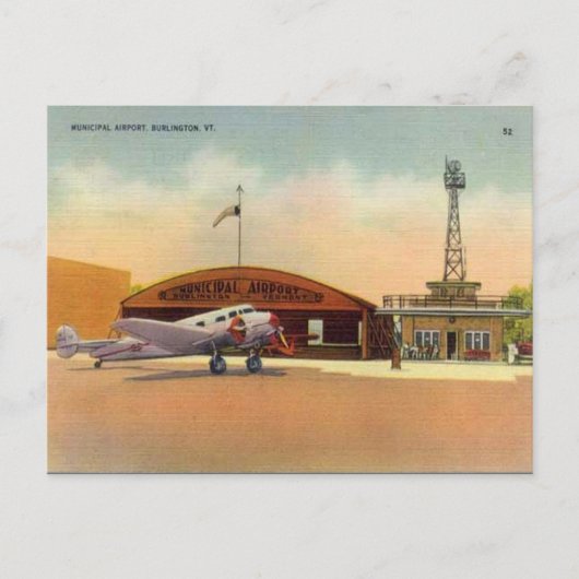 旧葉書 – バーモント・バーリントン ポストカード (正面)