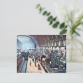 旧葉書 – パディントン駅，ロンドン ポストカード (スタンド正面)