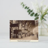 旧葉書 – ビクトリア駅,ロンドン ポストカード (スタンド正面)