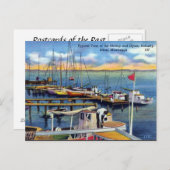 旧葉書 – ビロクシー，ミシシッピー，アメリカ ポストカード (正面/裏面)