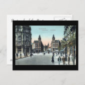 旧葉書 – ブダペスト，ハンガリー， 1908 ポストカード (正面/裏面)