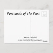 旧葉書 – ブリストル大聖堂 ポストカード (裏面)